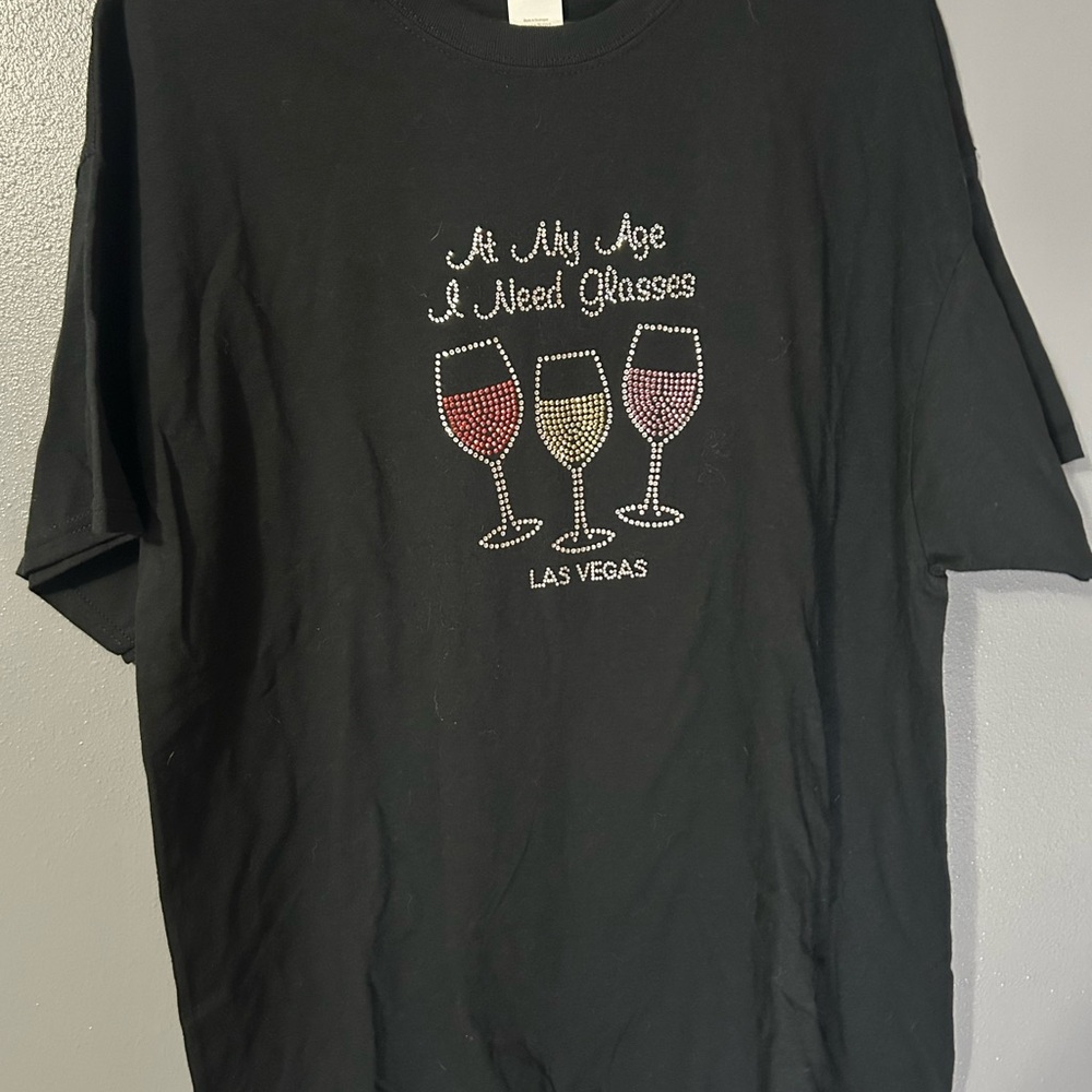 Las Vegas Black Short Sleeve Tee